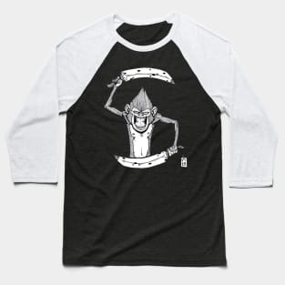 Monkey Warrior Baseball T-Shirt